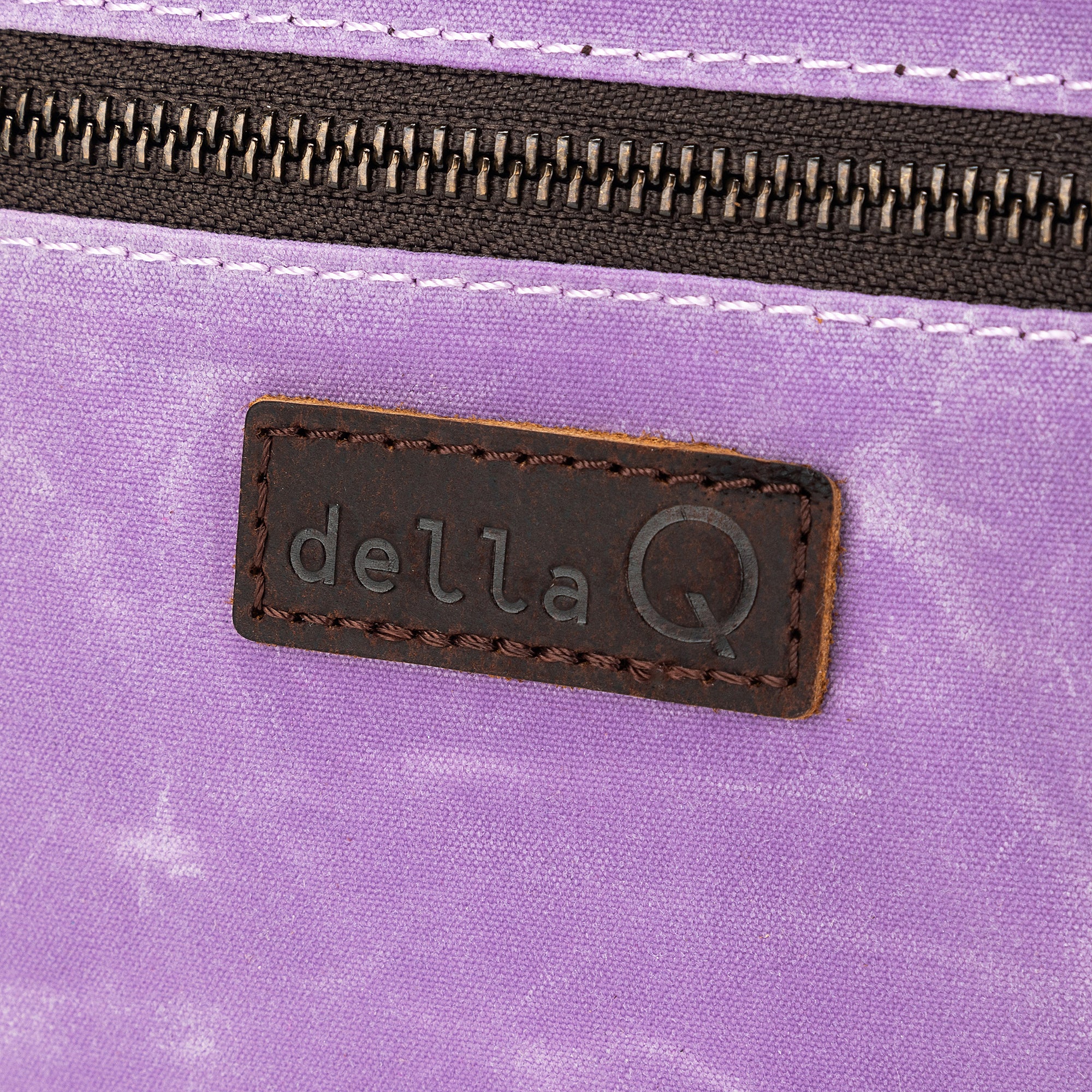 della Q Maker's Canvas Rucksack - Violet Purple | Jimmybeanswool.com