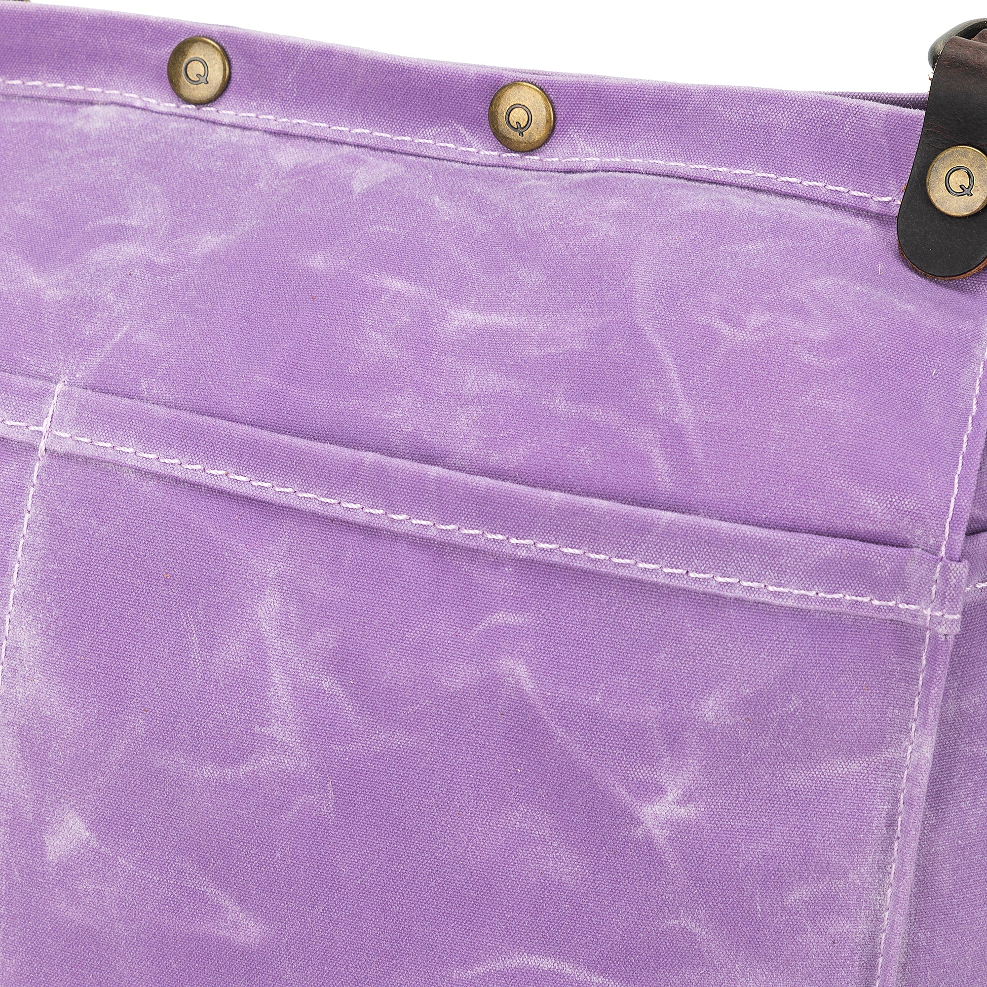 della Q Maker's Canvas Rucksack - Violet Purple | Jimmybeanswool.com