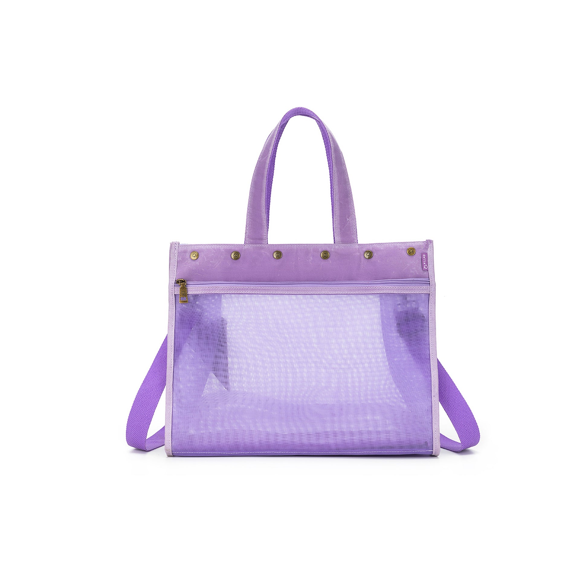 della Q Maker's Mesh Tote - Violet Purple
