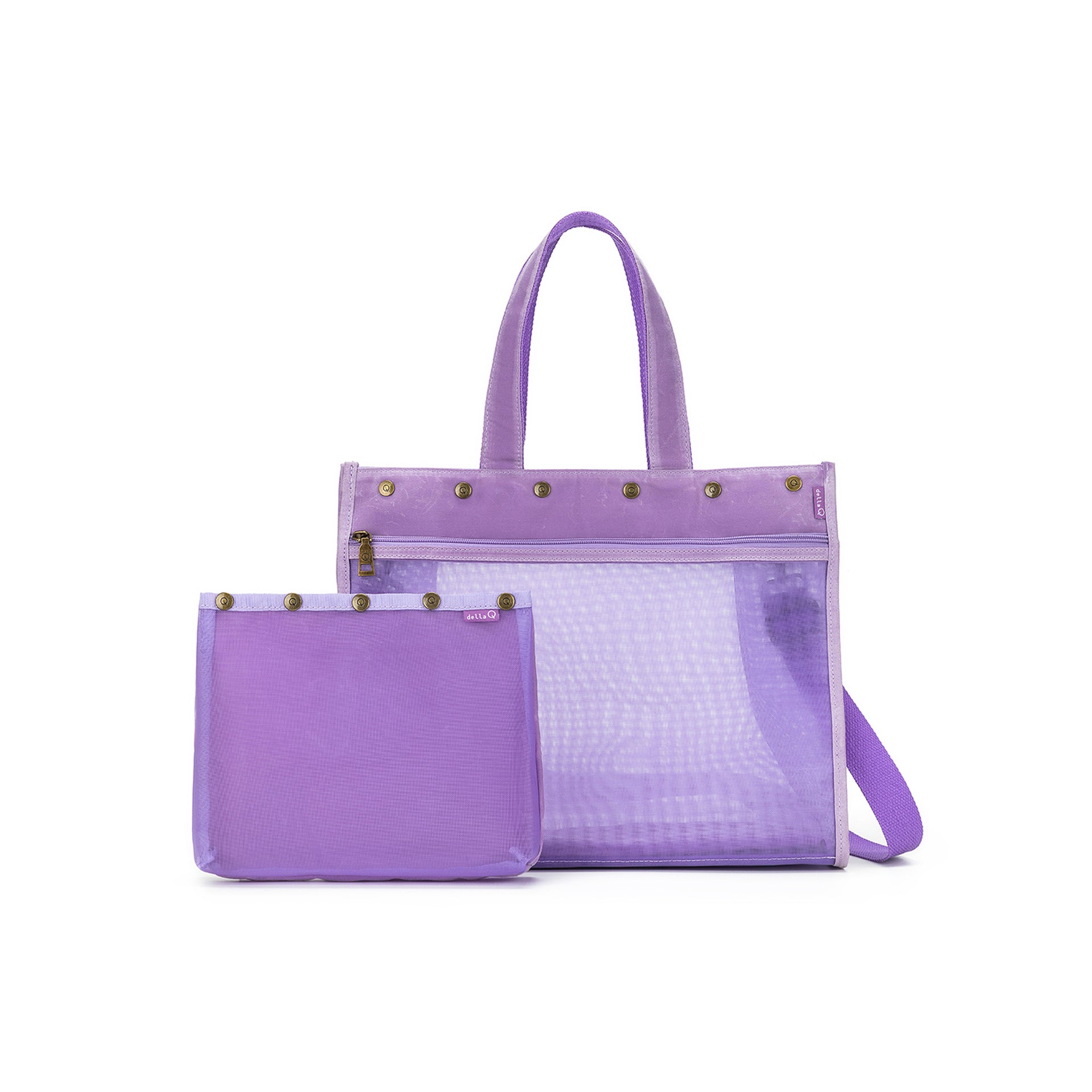 della Q Maker's Mesh Tote - Violet Purple
