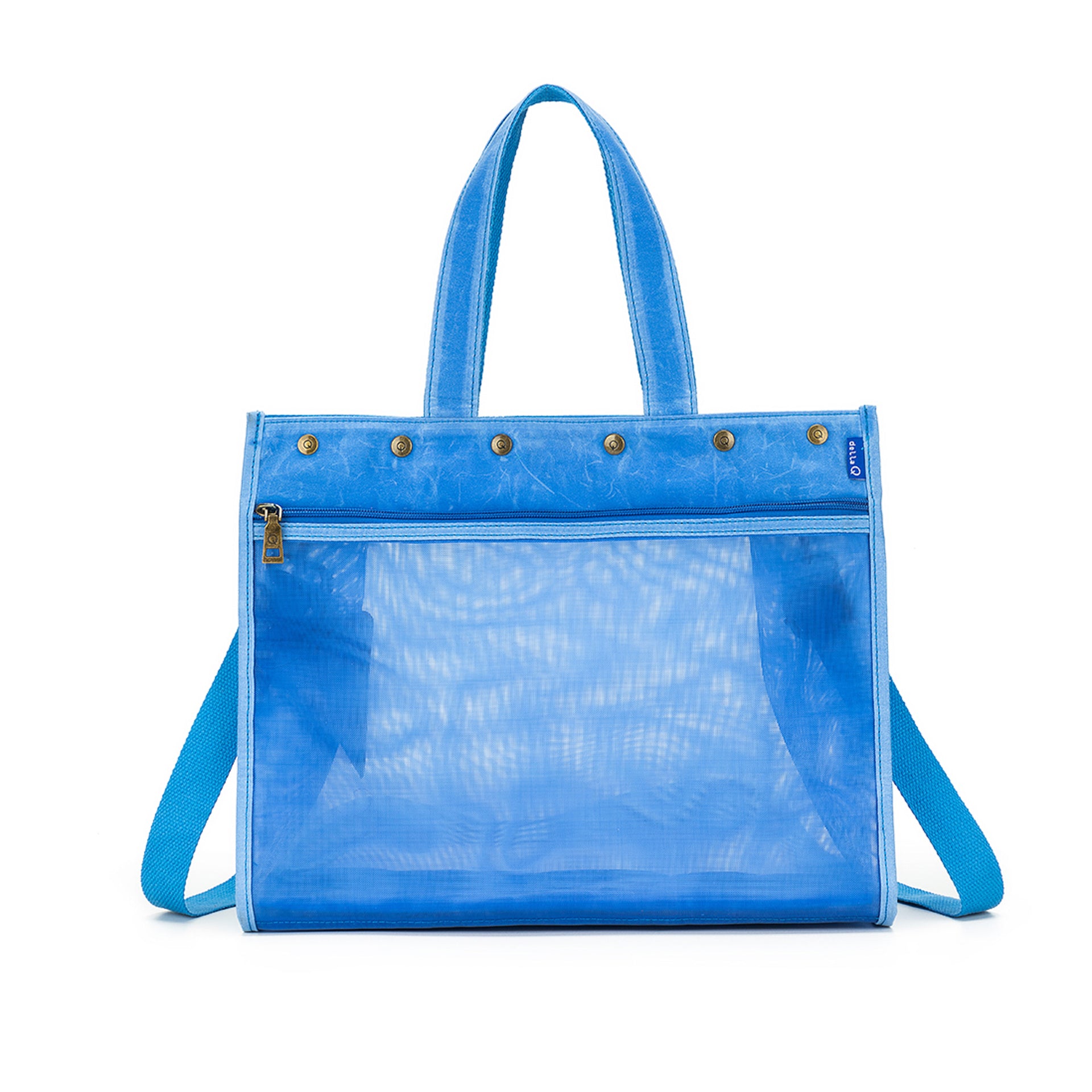 della Q Maker's Mesh Tote - Azure Blue
