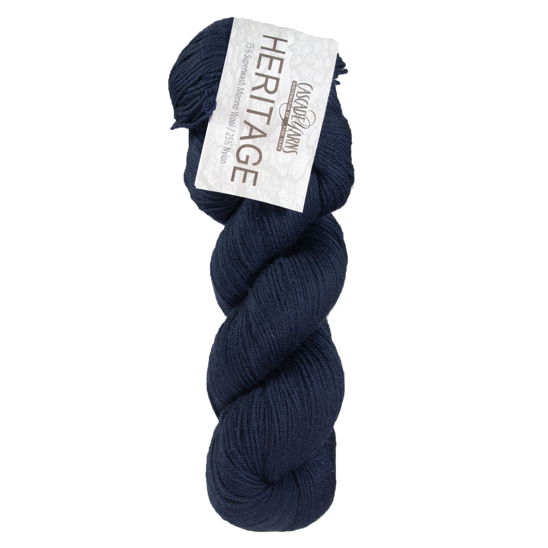 Cascade Yarns Heritage Yarn - 5623 Navy - Zoom Image
