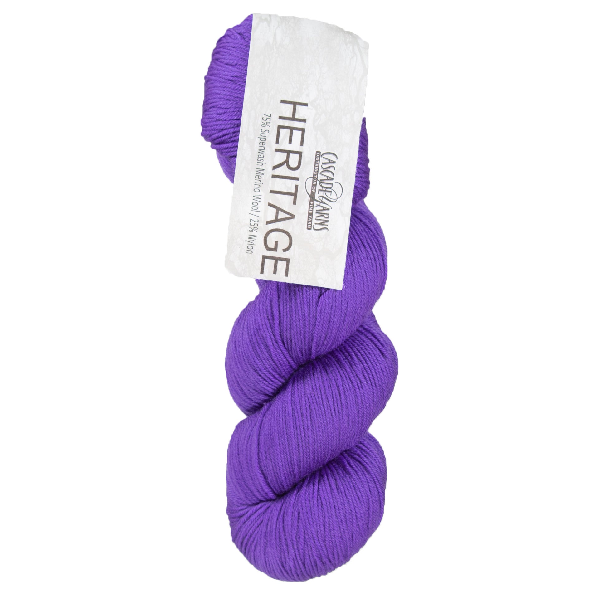 Cascade Yarns Heritage Yarn - 5625 Purple Hyacinth - Zoom Image
