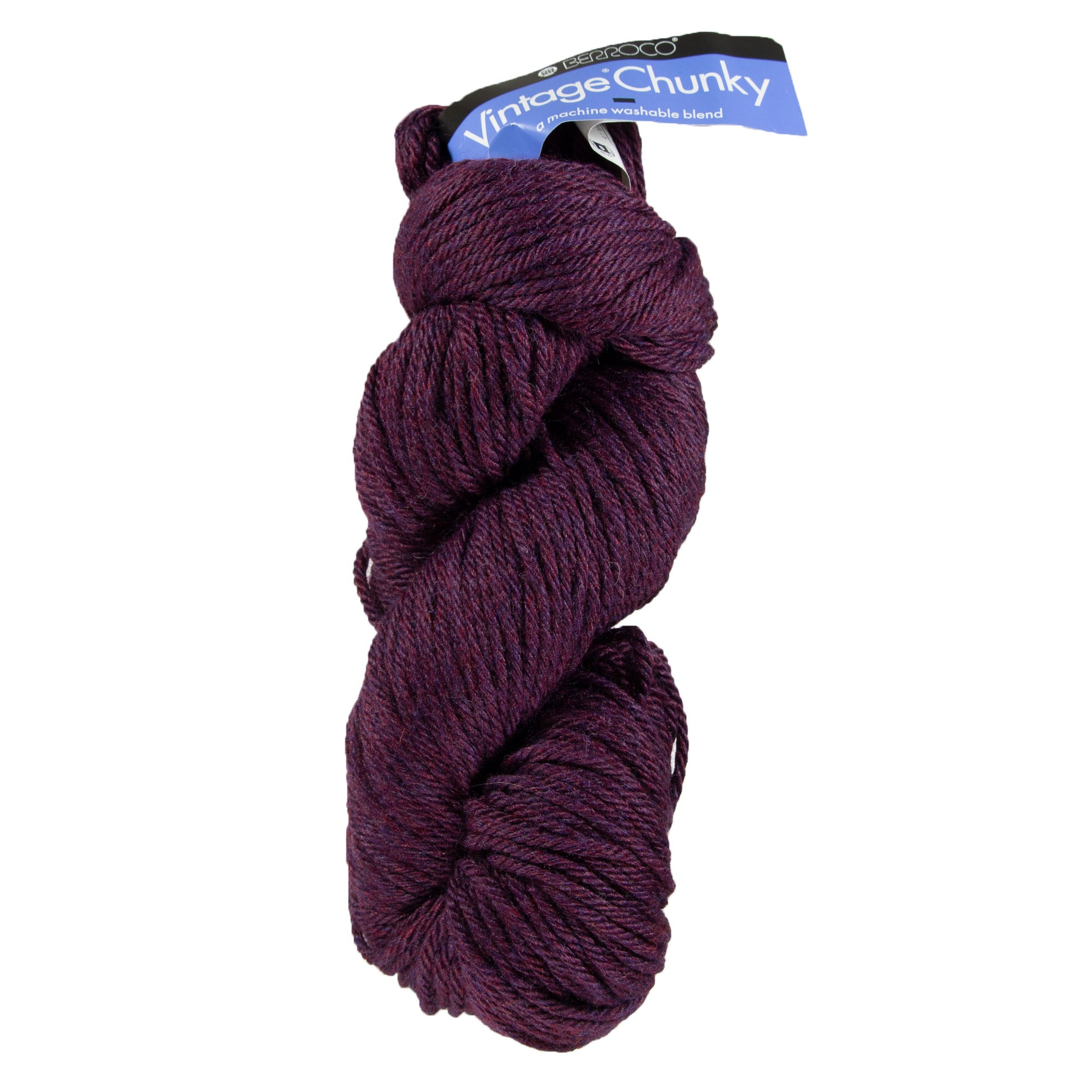 Berroco Vintage Chunky Yarn - 6180 Dried Plum - Zoom Image
