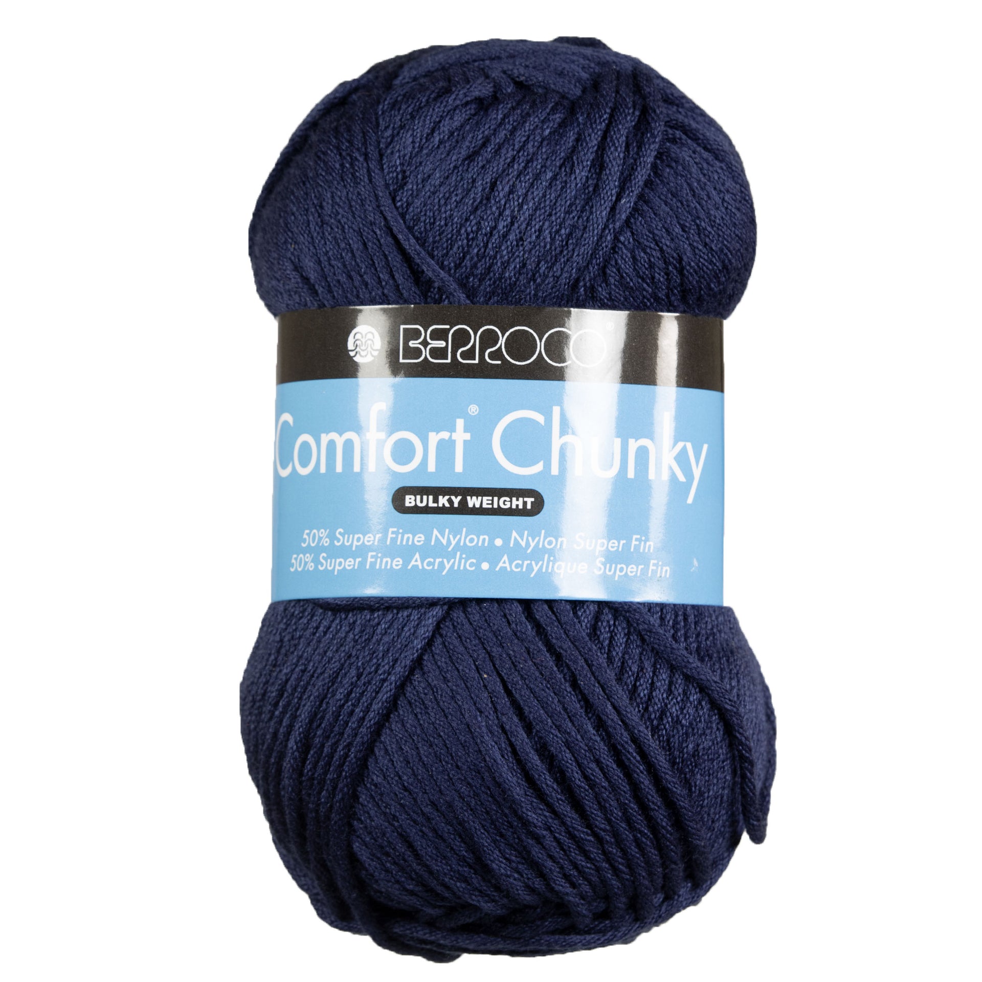 Berroco Comfort Chunky Yarn - 5763 Navy Blue - Zoom Image
