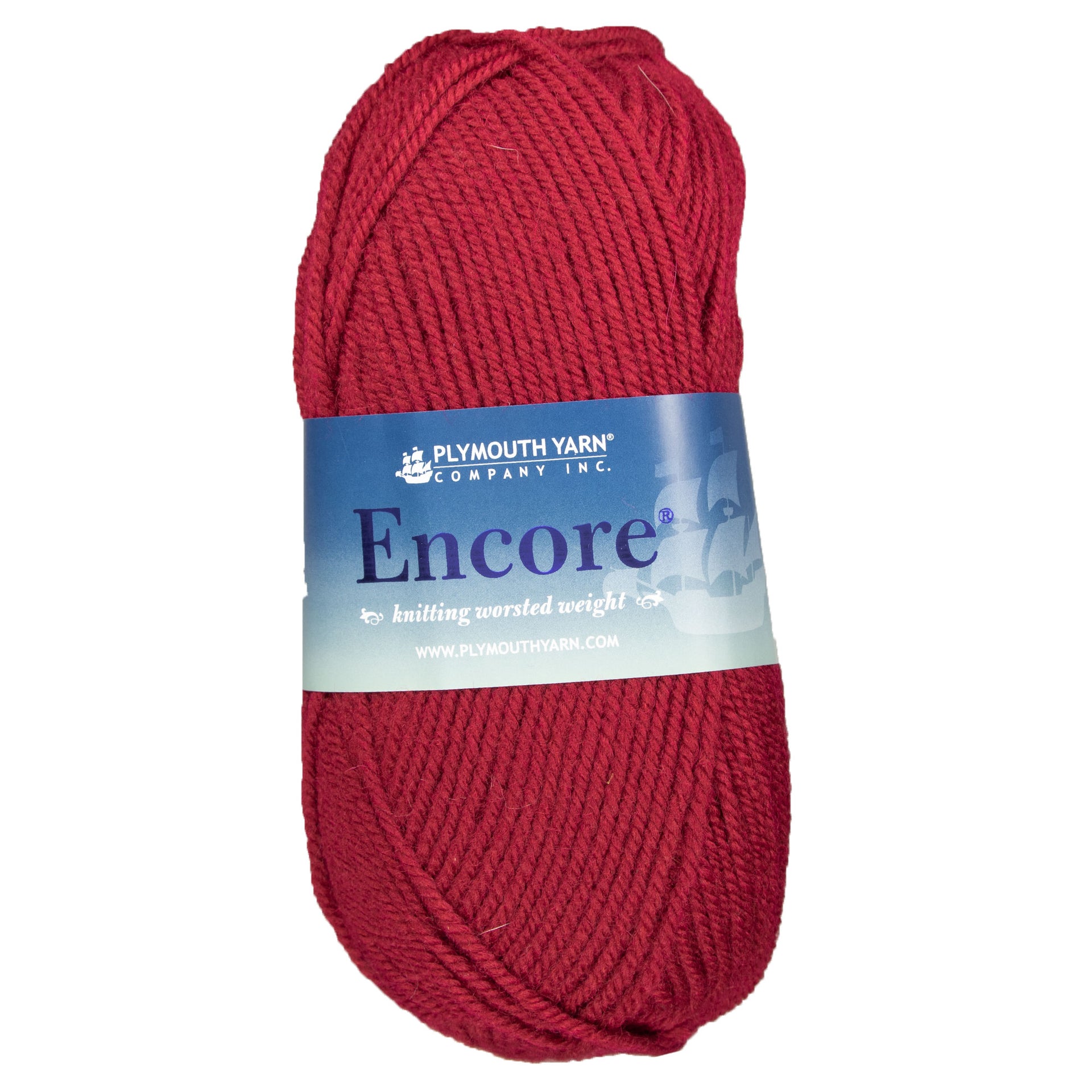 Plymouth Yarn Encore Worsted Yarn - 0174 Cranberry - Zoom Image
