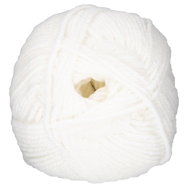 Plymouth Yarn Encore Worsted Yarn - 0208 White - Zoom Image