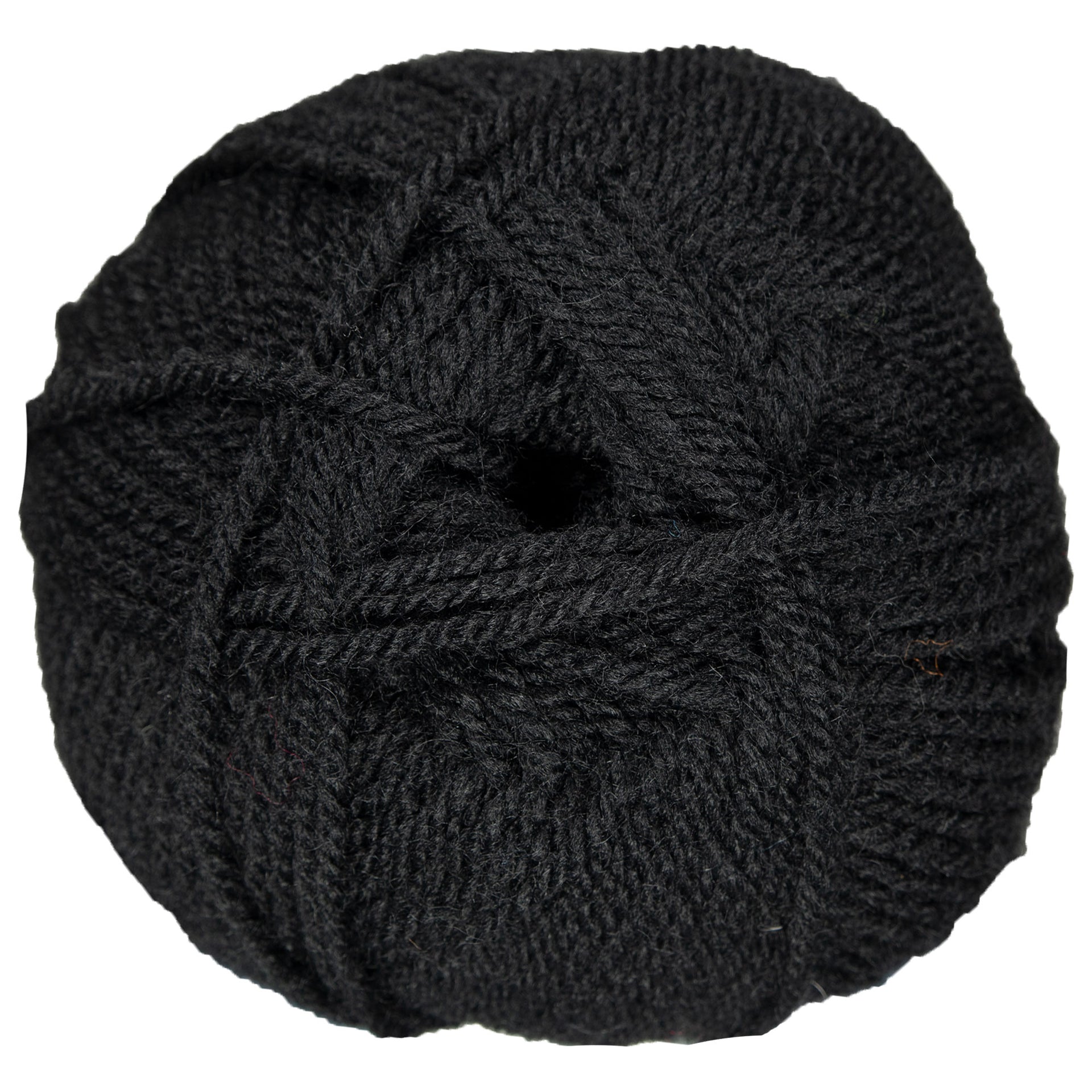 Plymouth Yarn Encore Worsted Yarn - 0217 Black - Zoom Image

