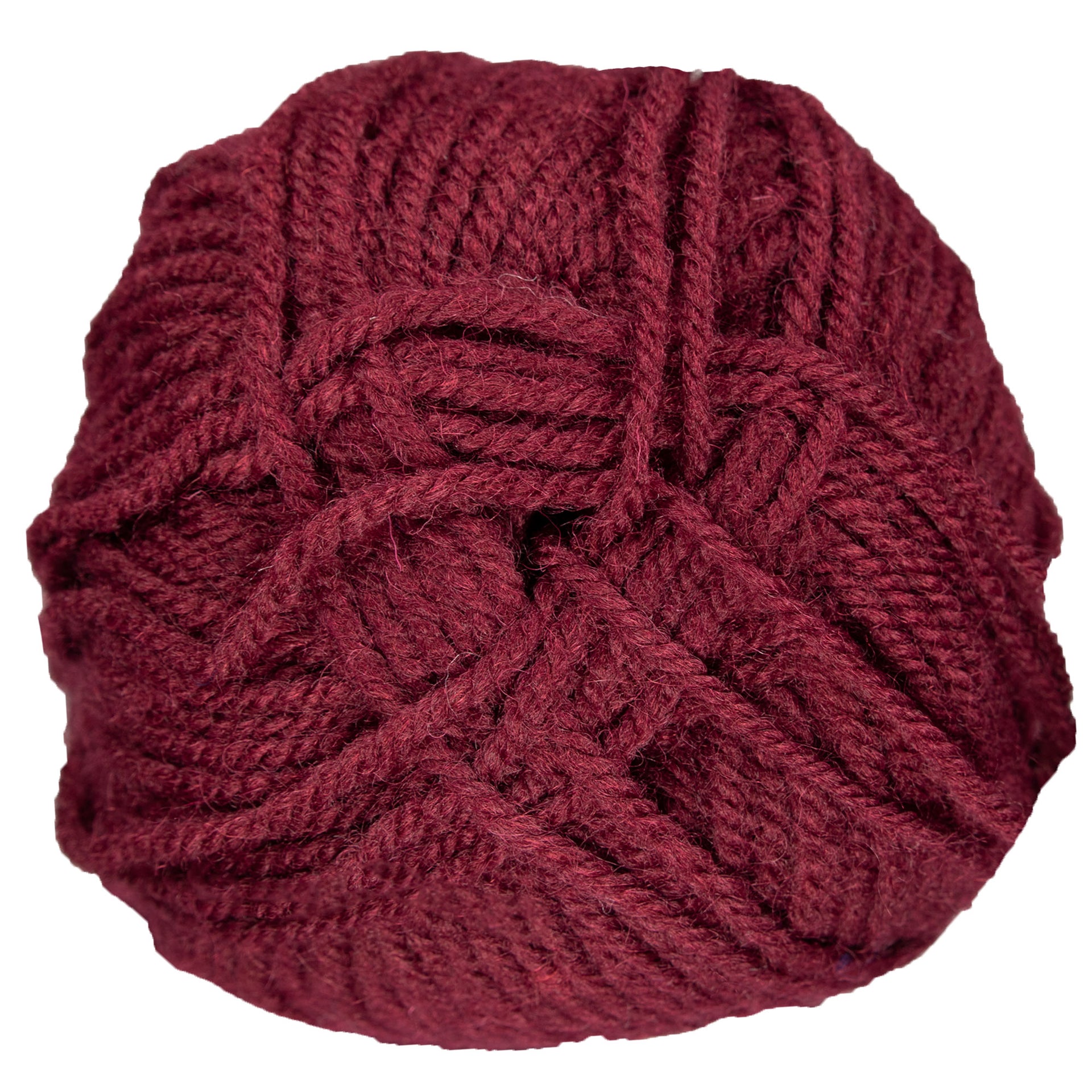 Plymouth Yarn Encore Worsted Yarn - 0999 Deep Burgundy - Zoom Image
