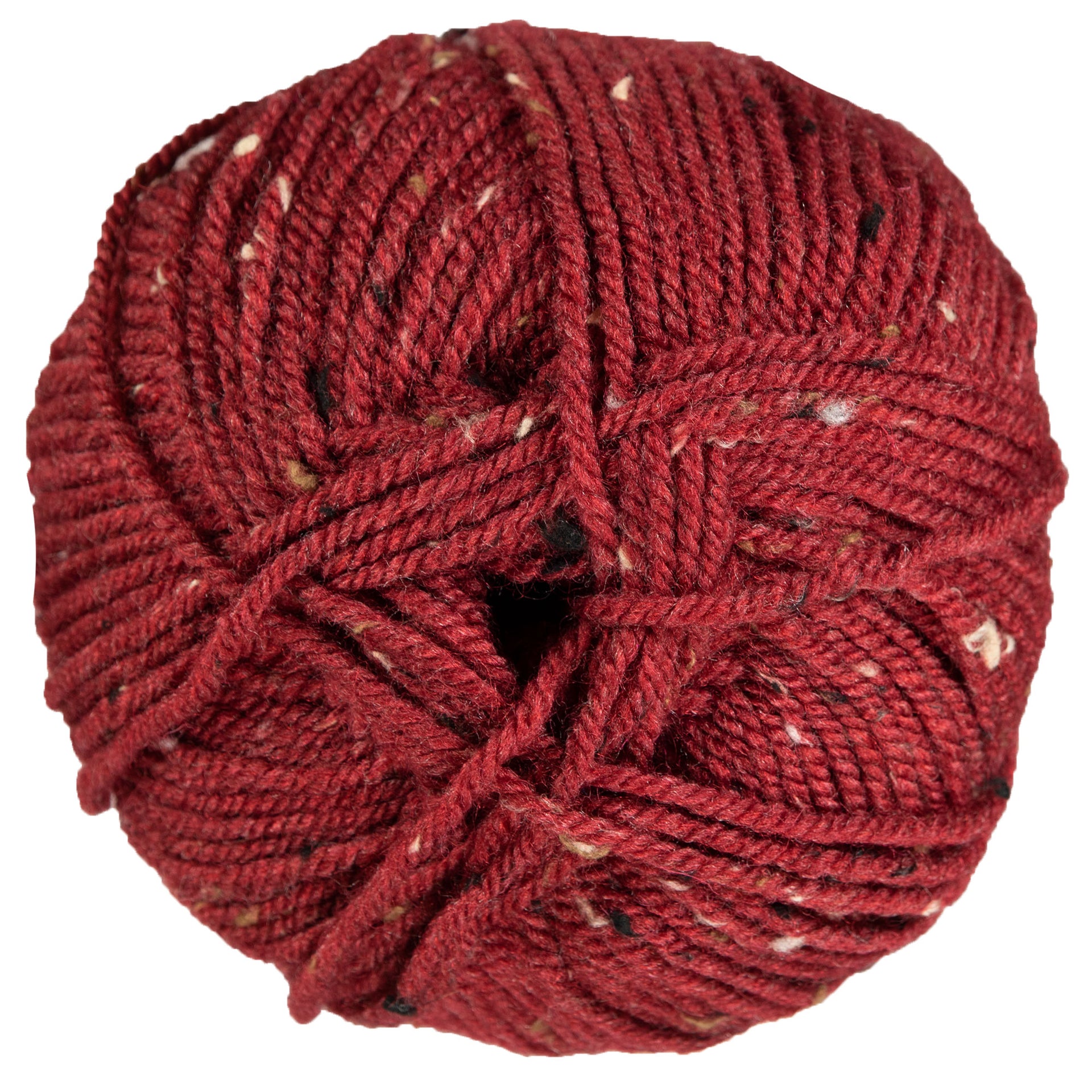Plymouth Yarn Encore Tweed Yarn - T212 Brick - Zoom Image
