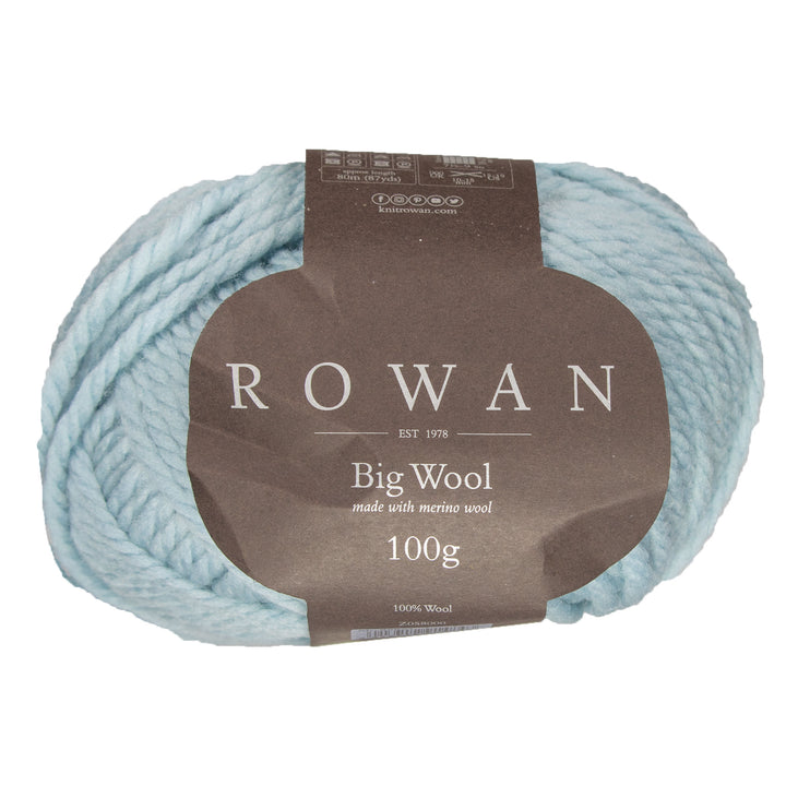 Rowan Big Wool Yarn - 21 Ice Blue - Zoom Image