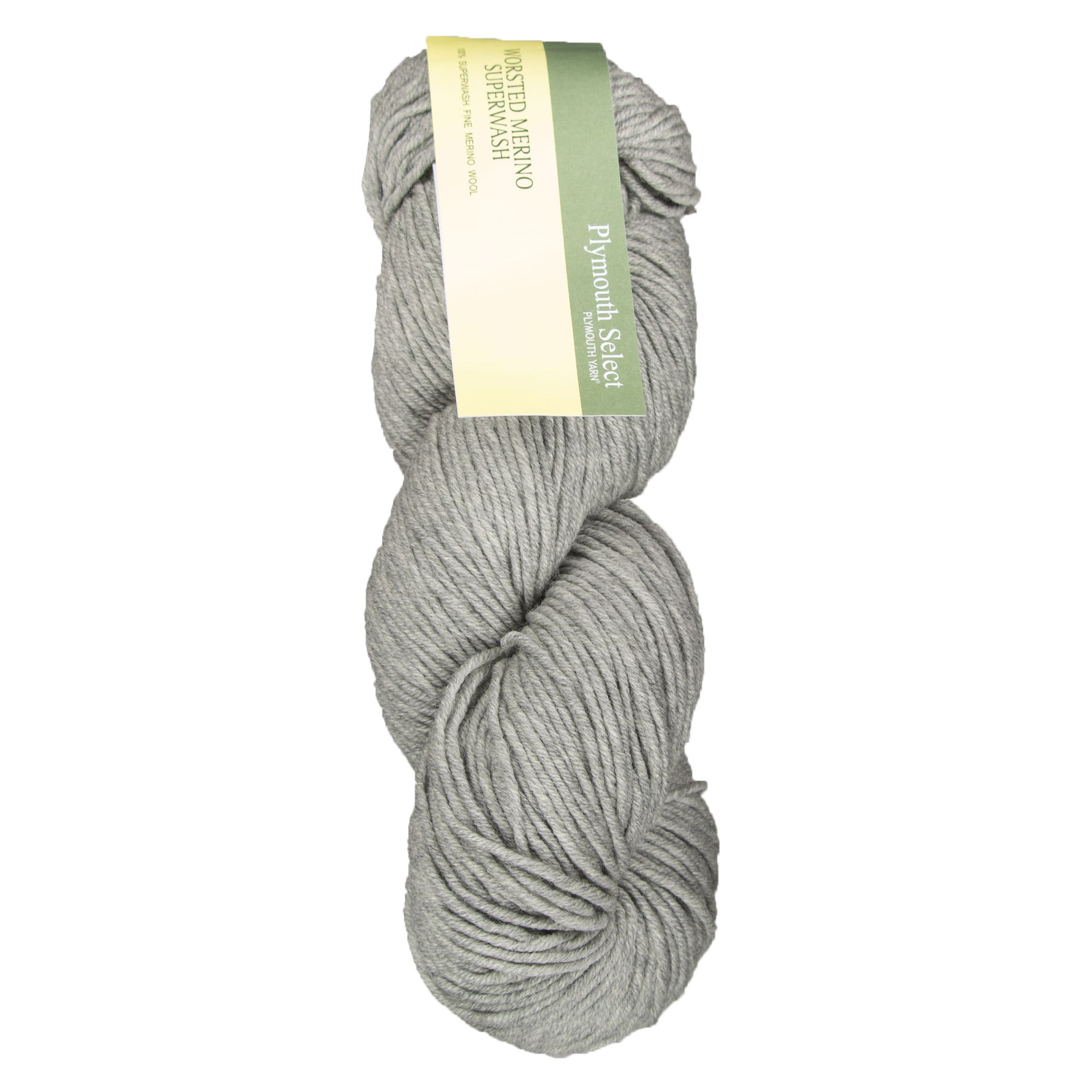 Plymouth Yarn Worsted Merino Superwash Yarn - 07 Light Grey - Zoom Image
