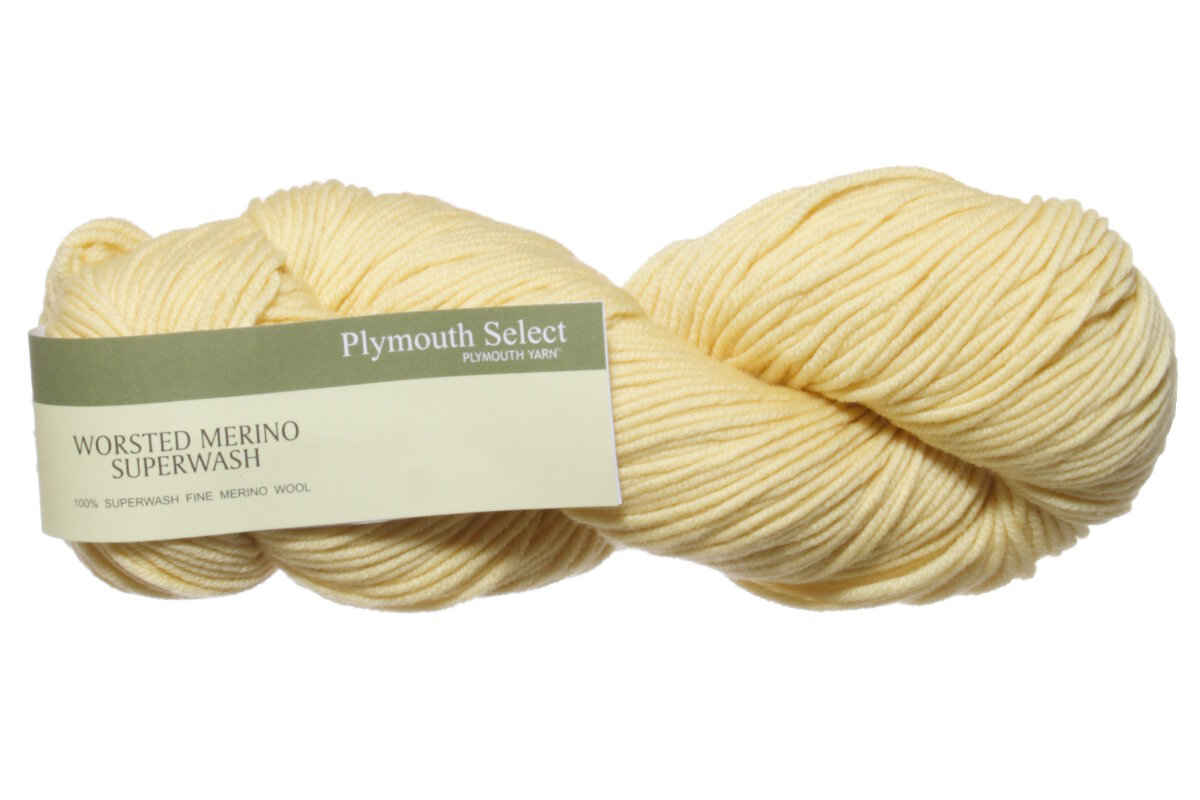 Plymouth Yarn Worsted Merino Superwash Yarn - 20 Butter - Extra Image