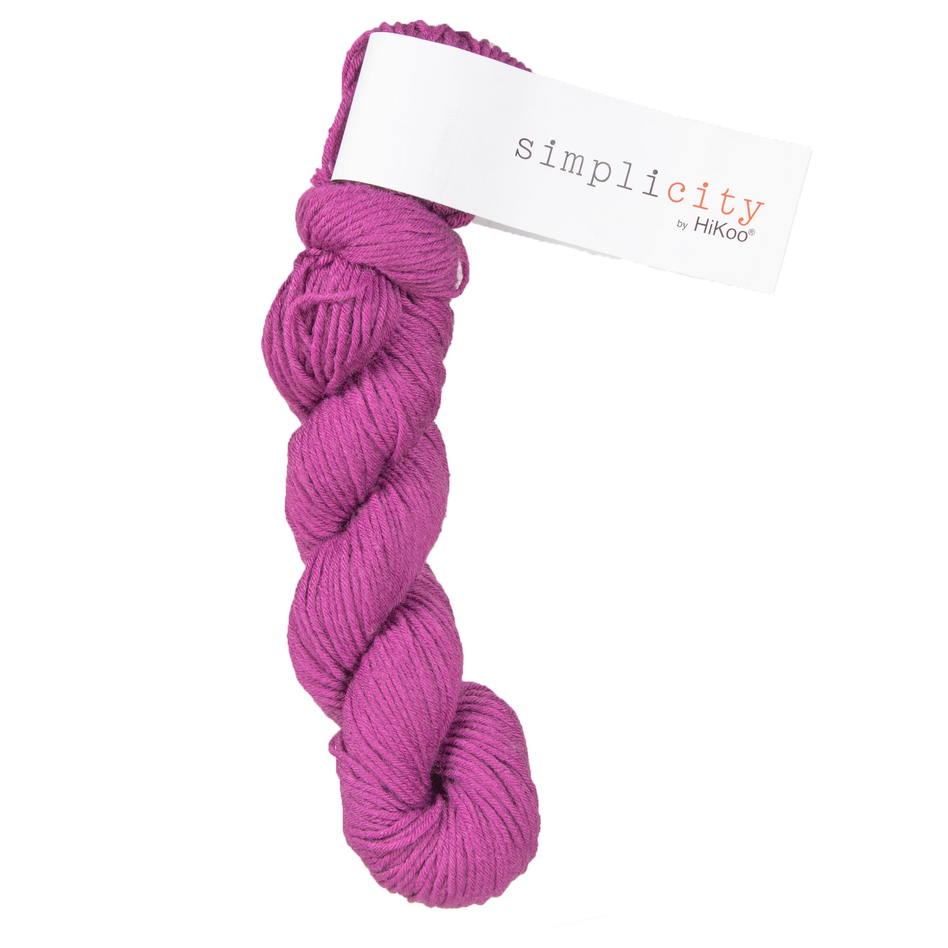 HiKoo Simplicity Yarn - 014 Framboise - Zoom Image
