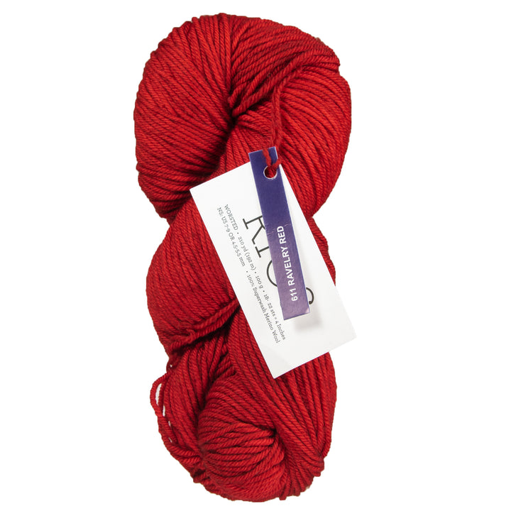Malabrigo Rios Yarn - 611 Ravelry Red - Zoom Image