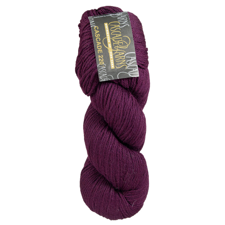 Cascade 220 Yarn - 9572 Cabernet - Zoom Image