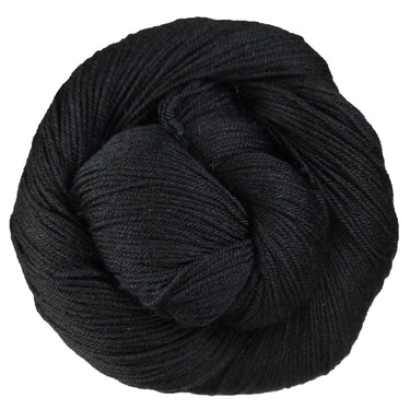 Cascade Yarns Heritage Silk Yarn - 5672 Real Black - Zoom Image