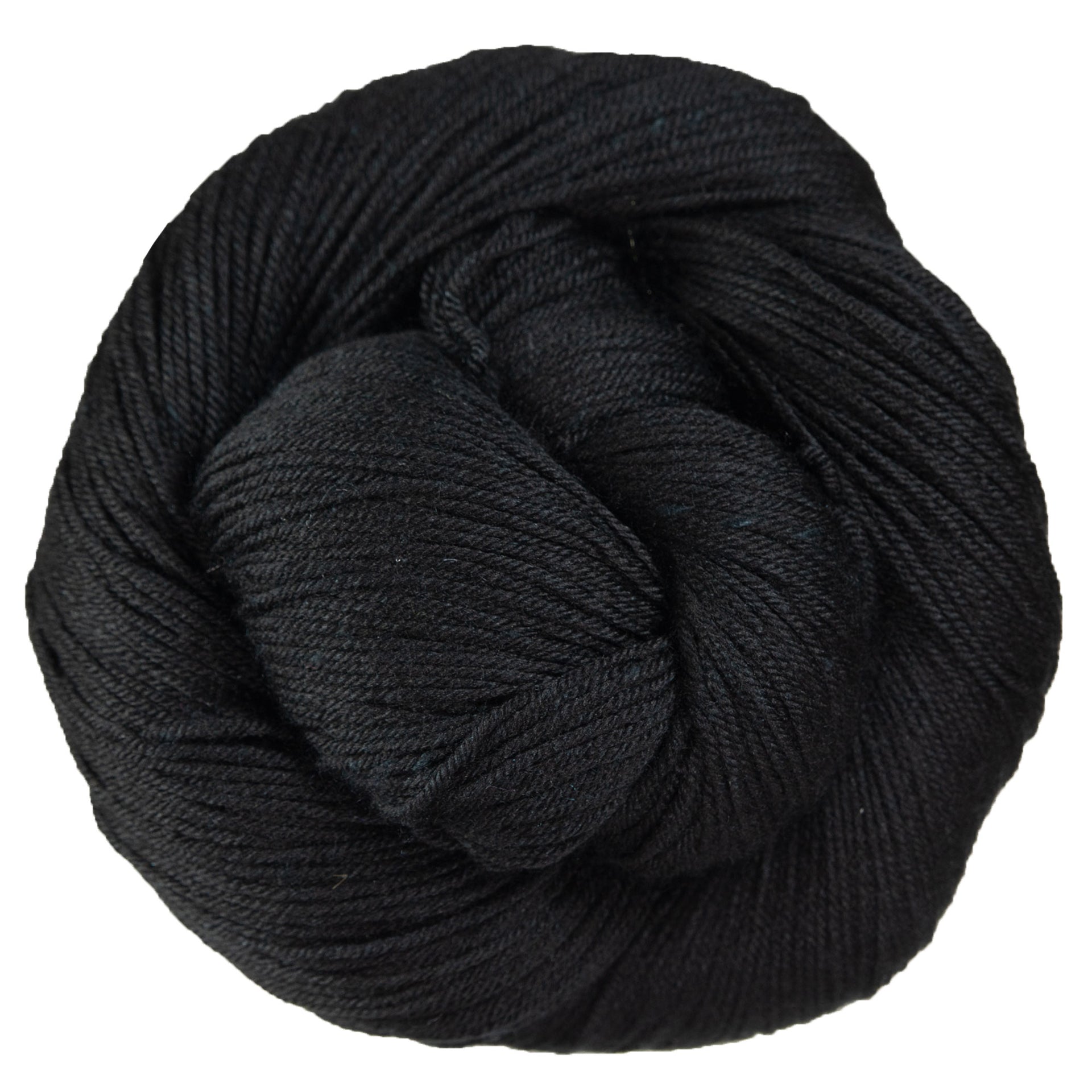 Cascade Yarns Heritage Silk Yarn - 5672 Real Black - Zoom Image
