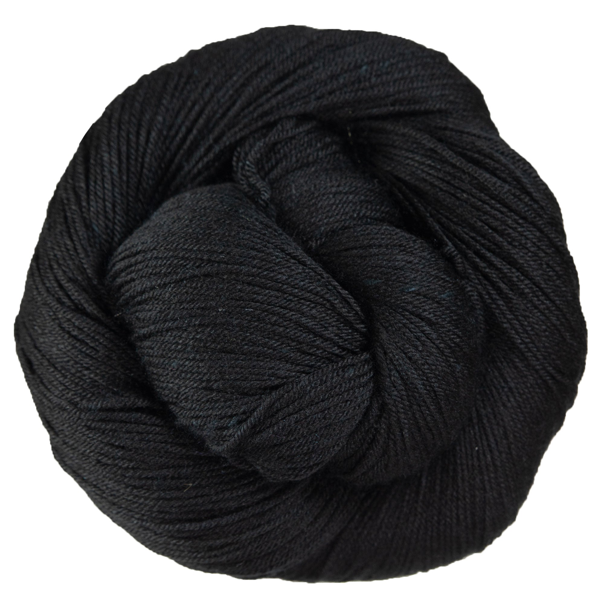 Cascade Yarns Heritage Silk Yarn - 5672 Real Black - Zoom Image