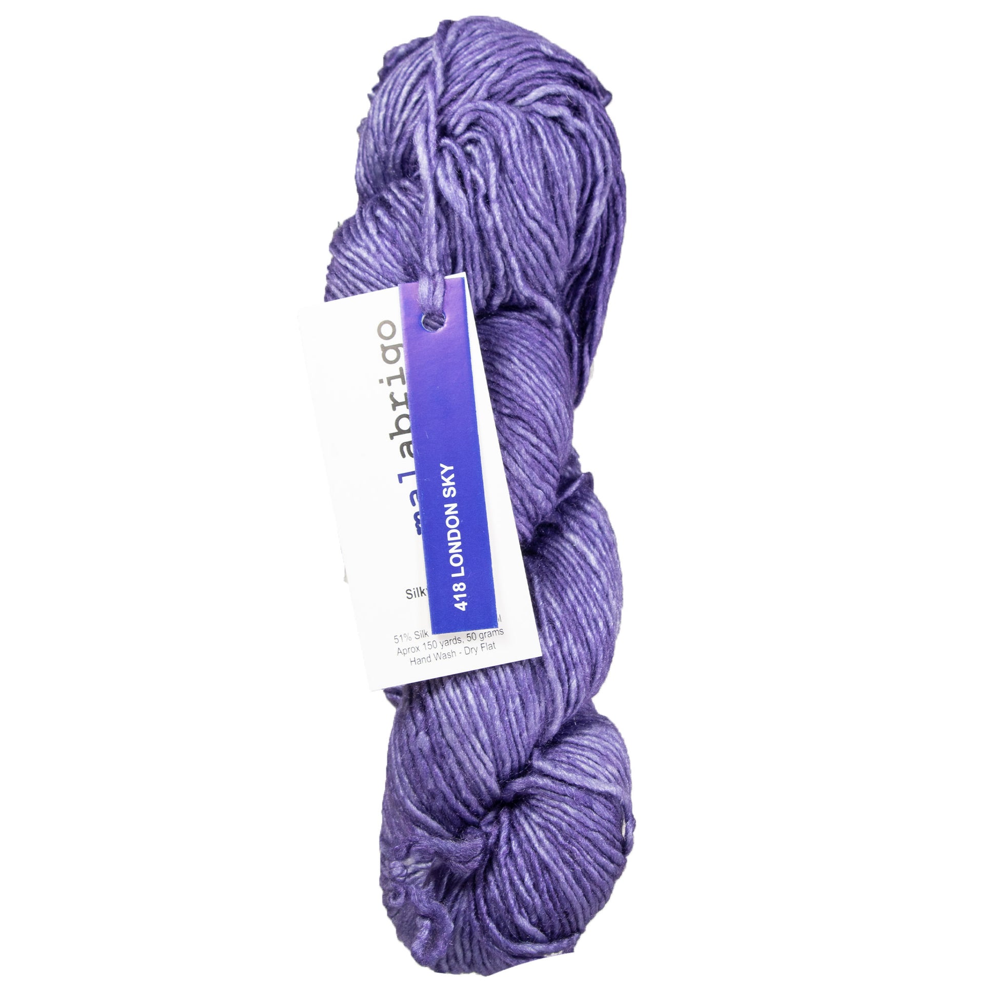 Malabrigo Silky Merino Yarn - 418 London Sky - Zoom Image
