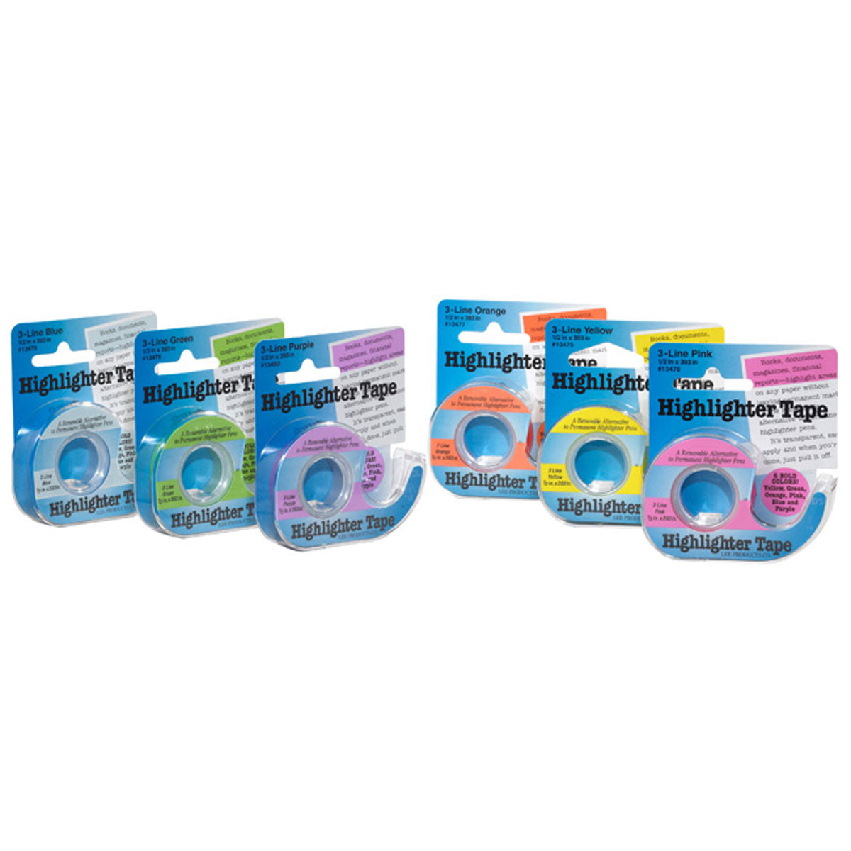 Lee Products Highlighter Tape - Purple - Extra Image