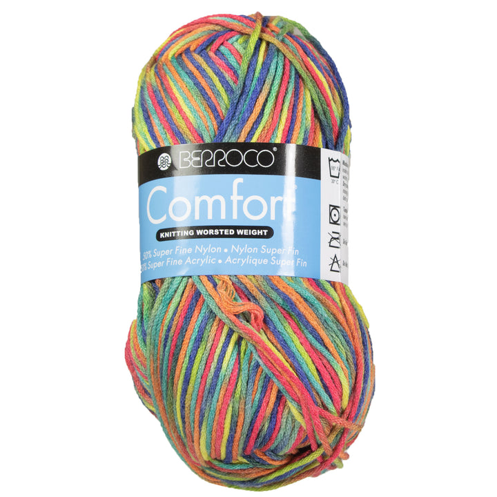 Berroco Comfort Yarn - 9813 Multi Brights - Zoom Image