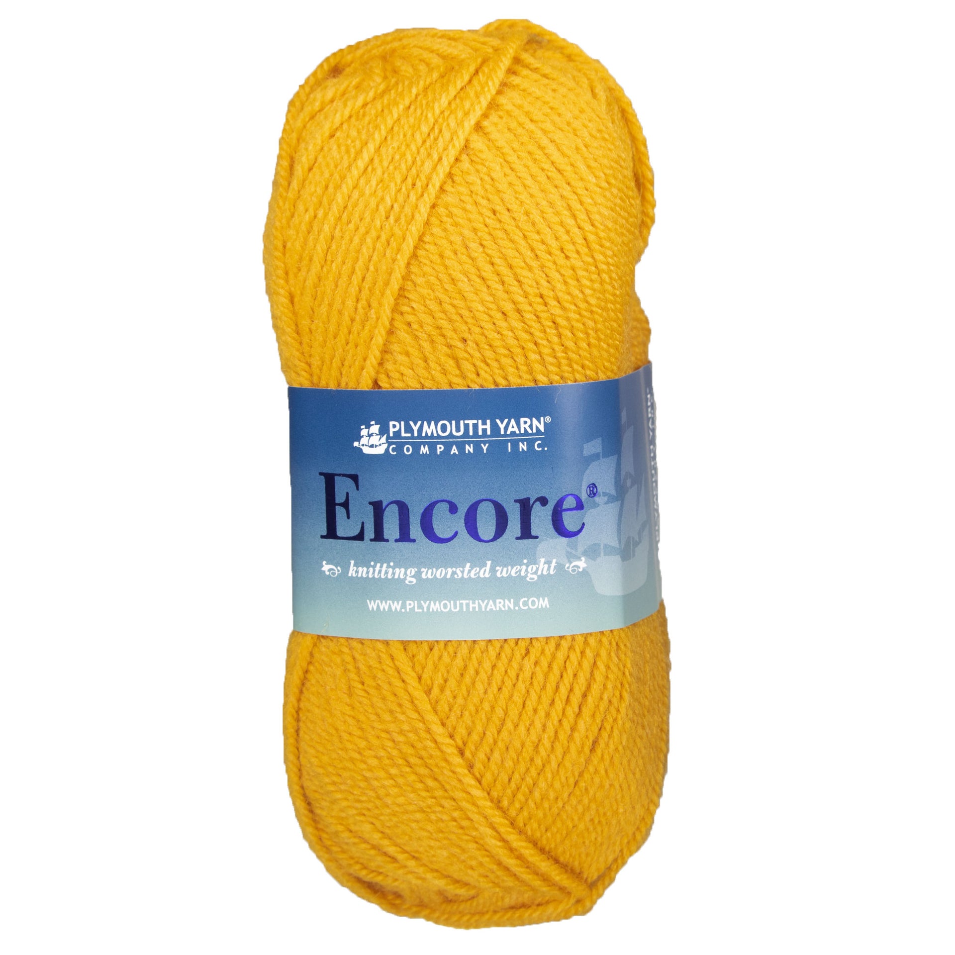 Plymouth Yarn Encore Worsted Yarn - 0460 Golden Glow - Zoom Image
