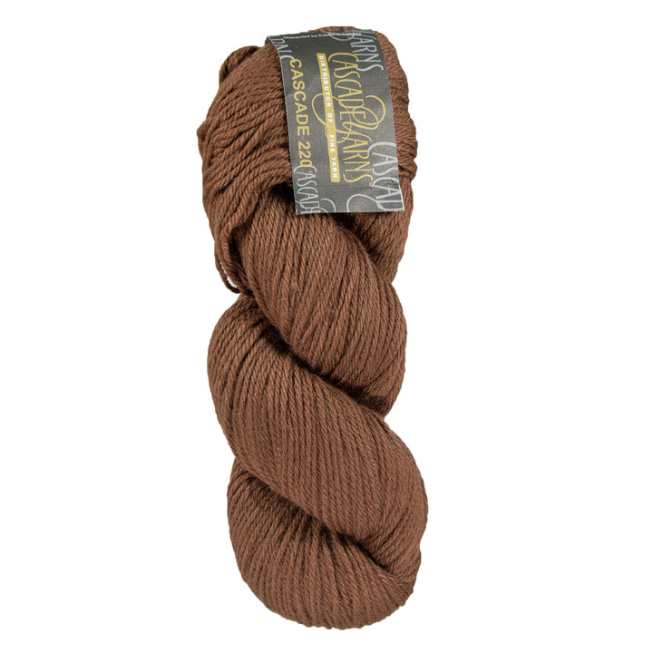 Cascade 220 Yarn - 1010 Carob Brown - Zoom Image