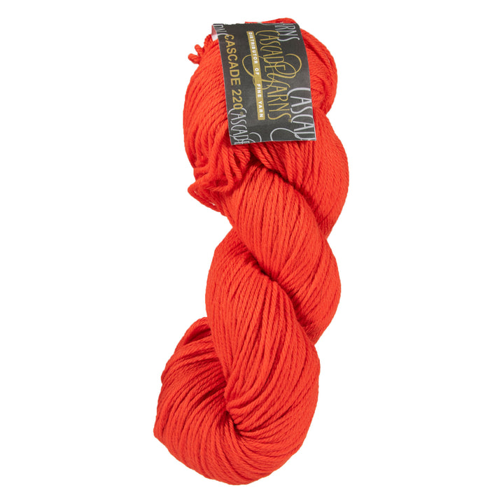 Cascade 220 Yarn - 9605 Tiger Lily - Zoom Image