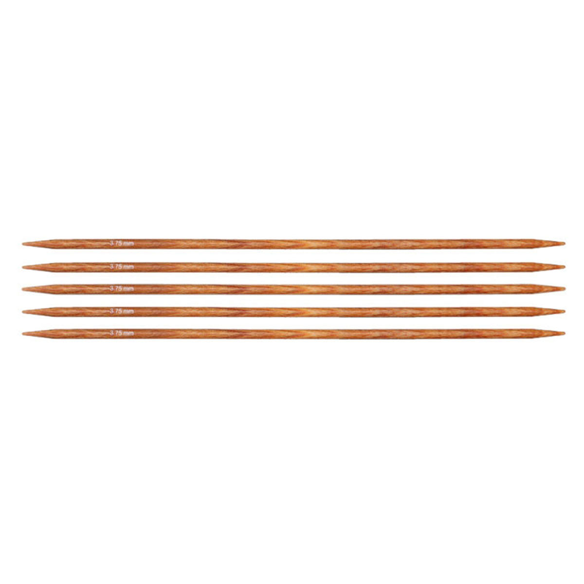 KnitPro Dreamz Double Point Needles - US 1 - 5"  (2.25mm) Orange Lily - Extra Image
