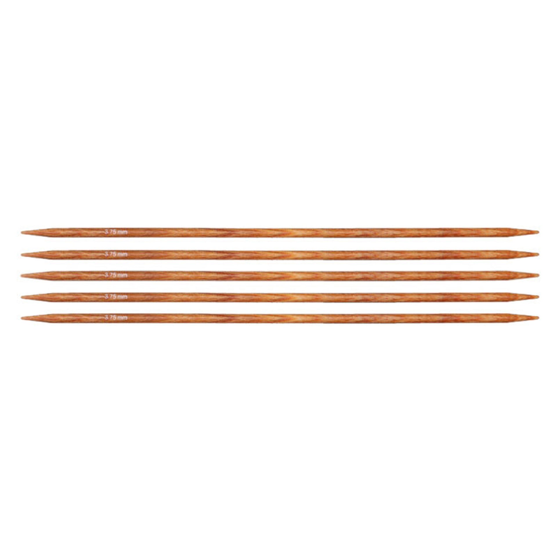 KnitPro Dreamz Double Point Needles - US 5 - 5" (3.75mm) Orange Lily - Zoom Image
