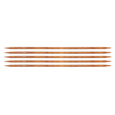 KnitPro Dreamz Double Point Needles - US 1 - 6" (2.25mm) Orange Lily - Zoom Image