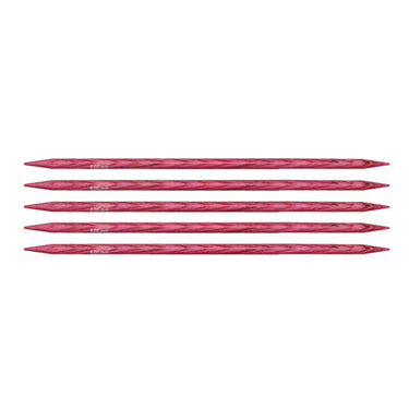 KnitPro Dreamz Double Point Needles - US 2 - 6" (2.75mm) Candy Pink - Zoom Image