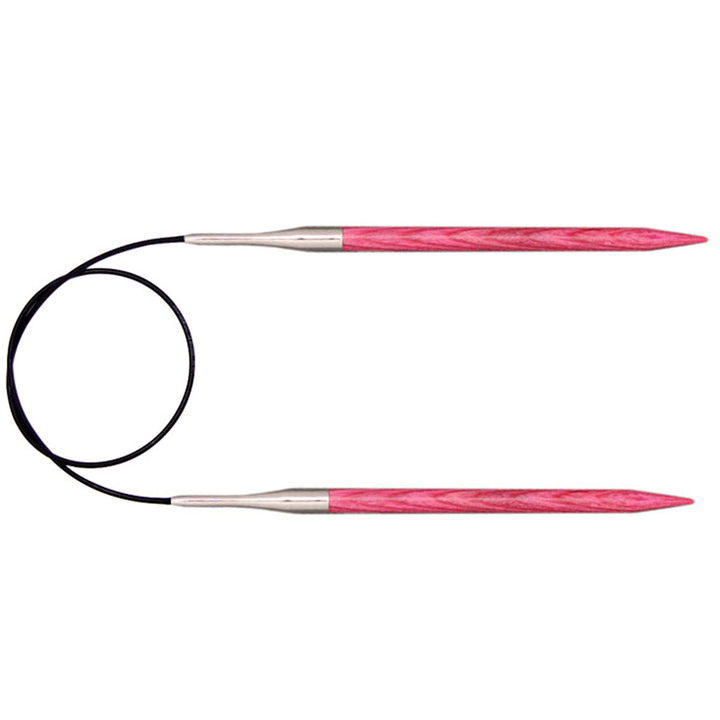 KnitPro Dreamz Fixed Circular Needles - US 2 - 16" Candy Pink - Extra Image