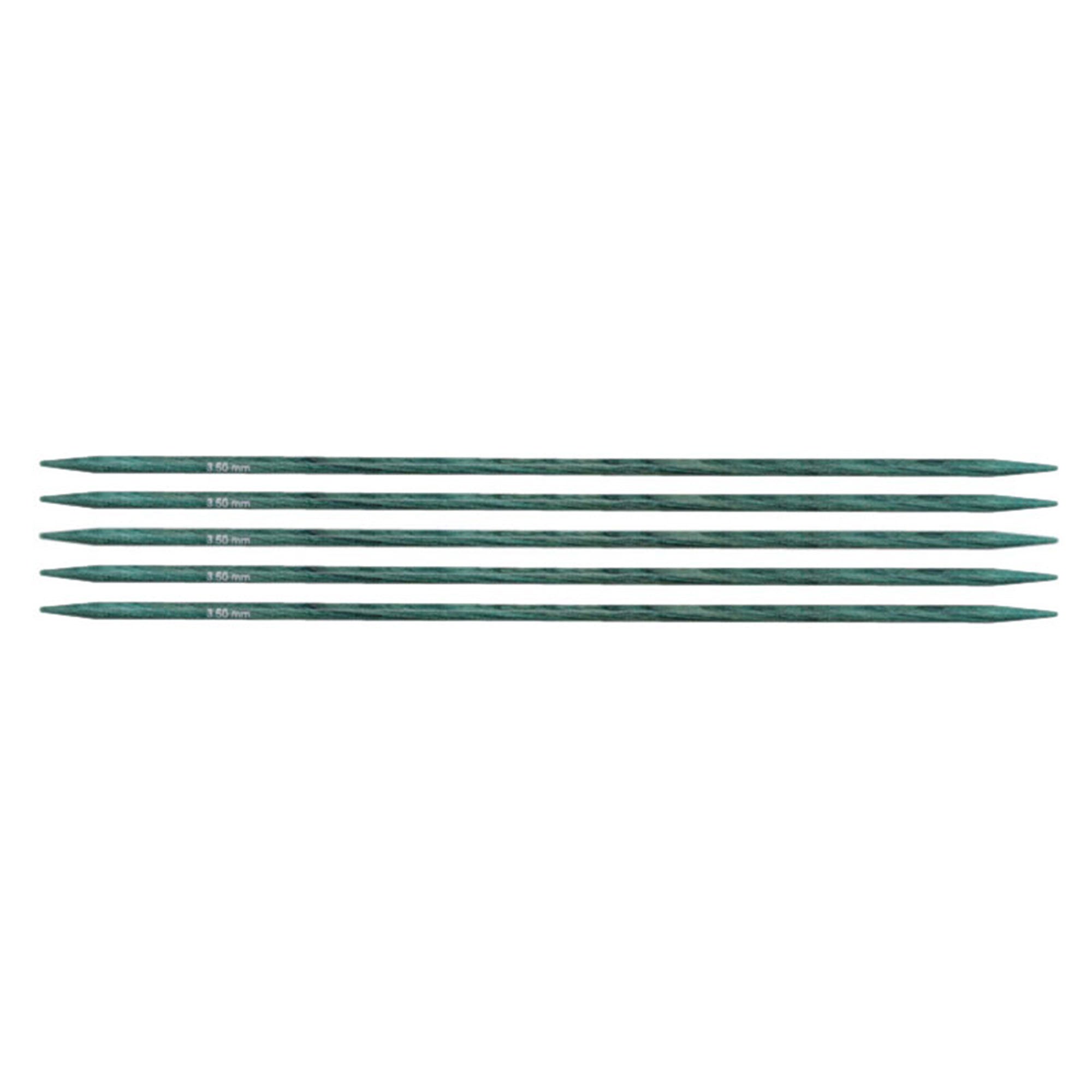 KnitPro Dreamz Double Point Needles - US 4 - 8" (3.5mm) Aquamarine - Zoom Image
