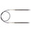 KnitPro Dreamz Fixed Circular Needles - US 7 - 24" Grey Onyx - Zoom Image