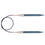 KnitPro Dreamz Fixed Circular Needles - US 11 - 24" Royale Blue - Zoom Image