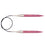 KnitPro Dreamz Fixed Circular Needles - US 6 - 32" Fuchsia Fan - Zoom Image