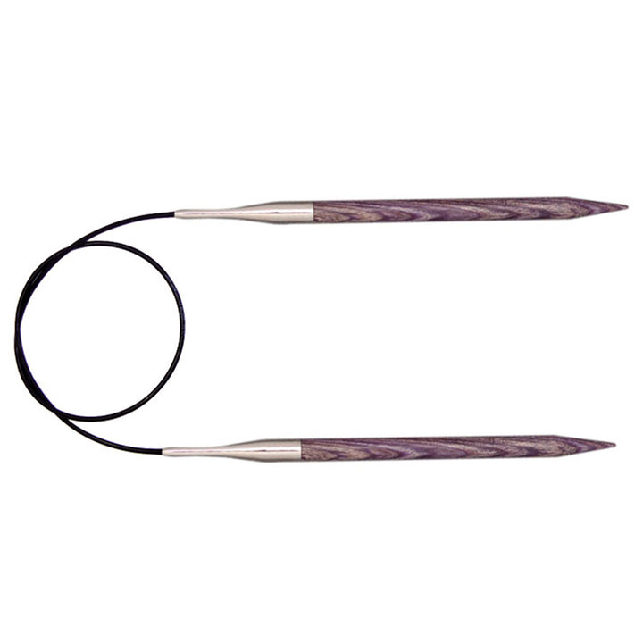 KnitPro Dreamz Fixed Circular Needles - US 10.5 - 32" Purple Passion - Zoom Image
