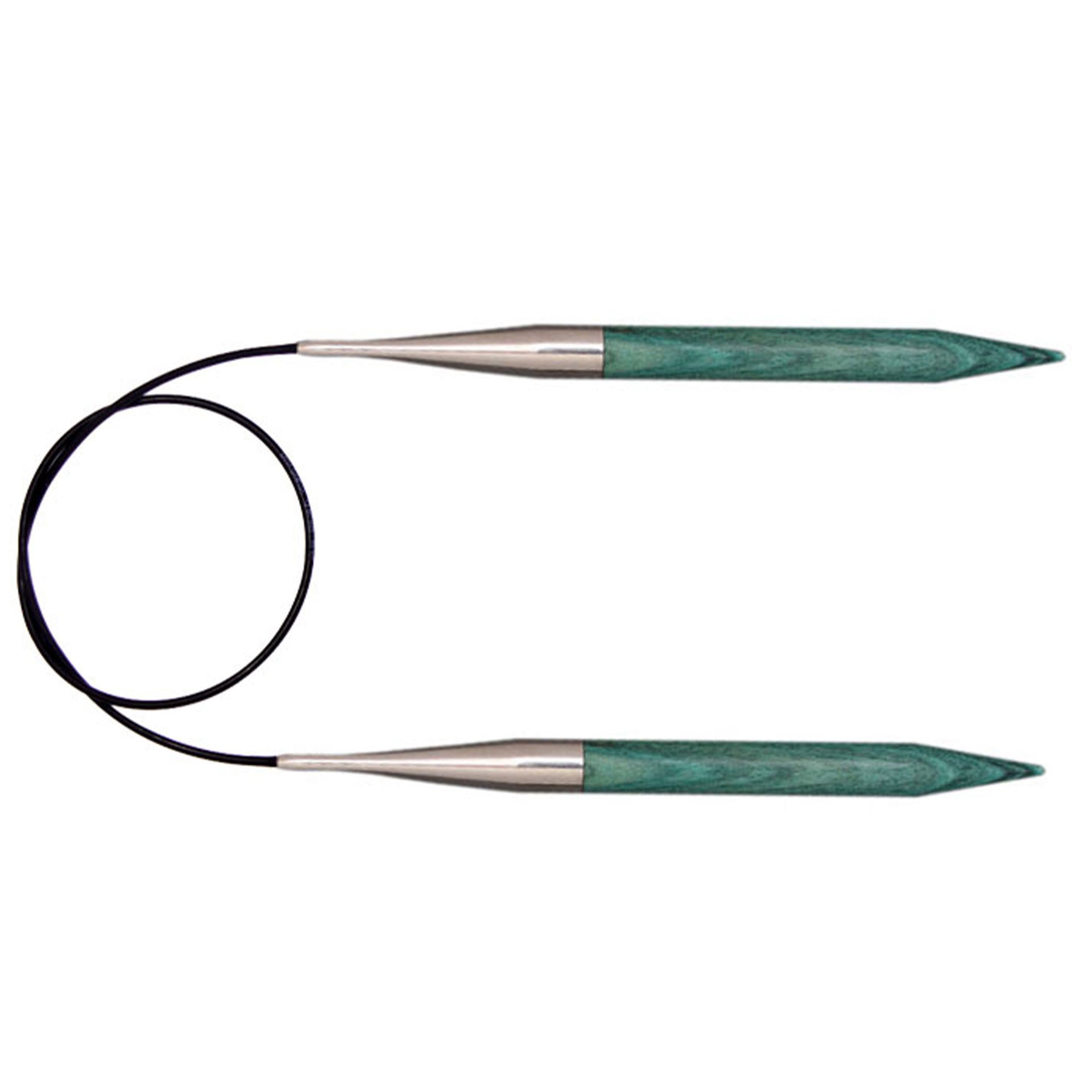 KnitPro Dreamz Fixed Circular Needles - US 4 - 40" Aquamarine - Zoom Image
