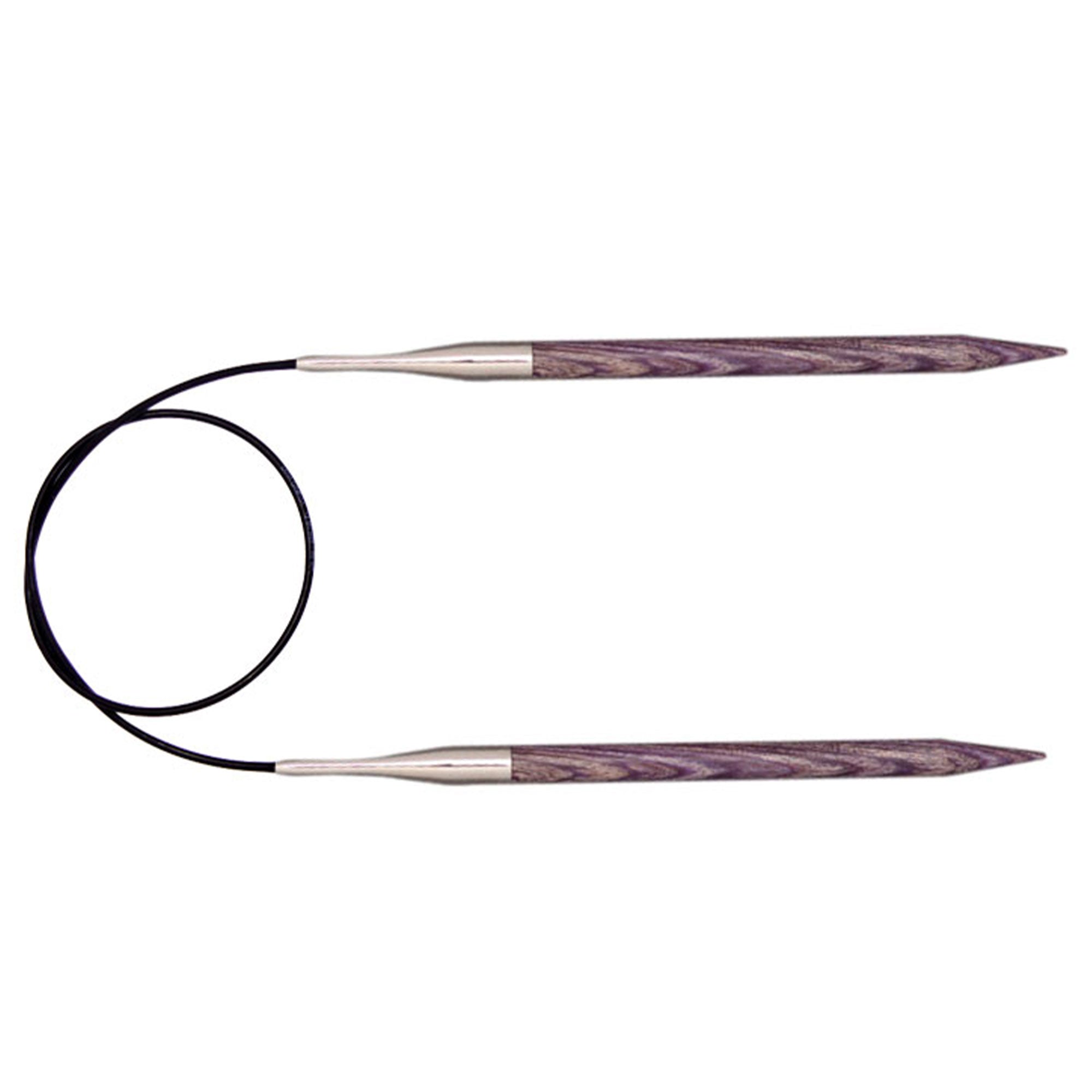 KnitPro Dreamz Fixed Circular Needles - US 10.5 - 40" Purple Passion - Zoom Image