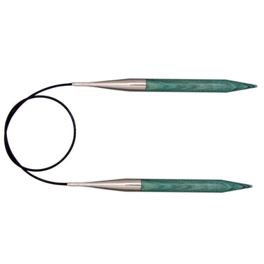 KnitPro Dreamz Fixed Circular Needles - US 4 - 47" Aquamarine - Zoom Image