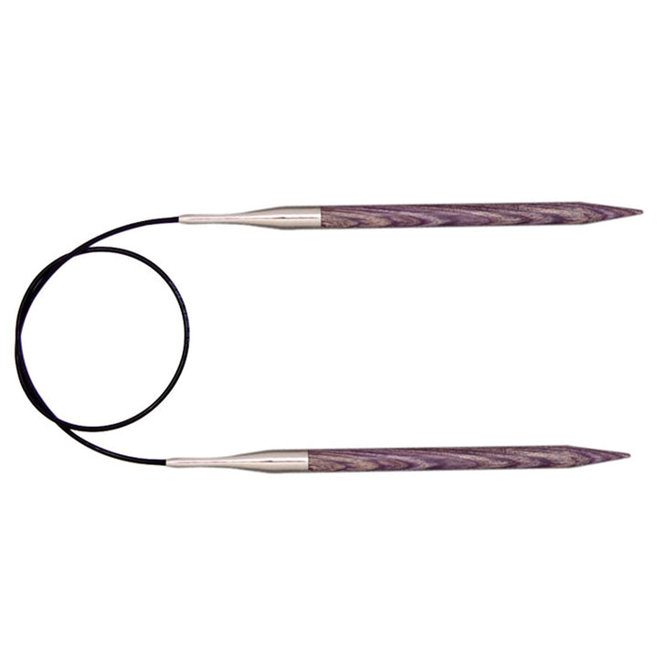 KnitPro Dreamz Fixed Circular Needles - US 10.5 - 47" Purple Passion - Extra Image