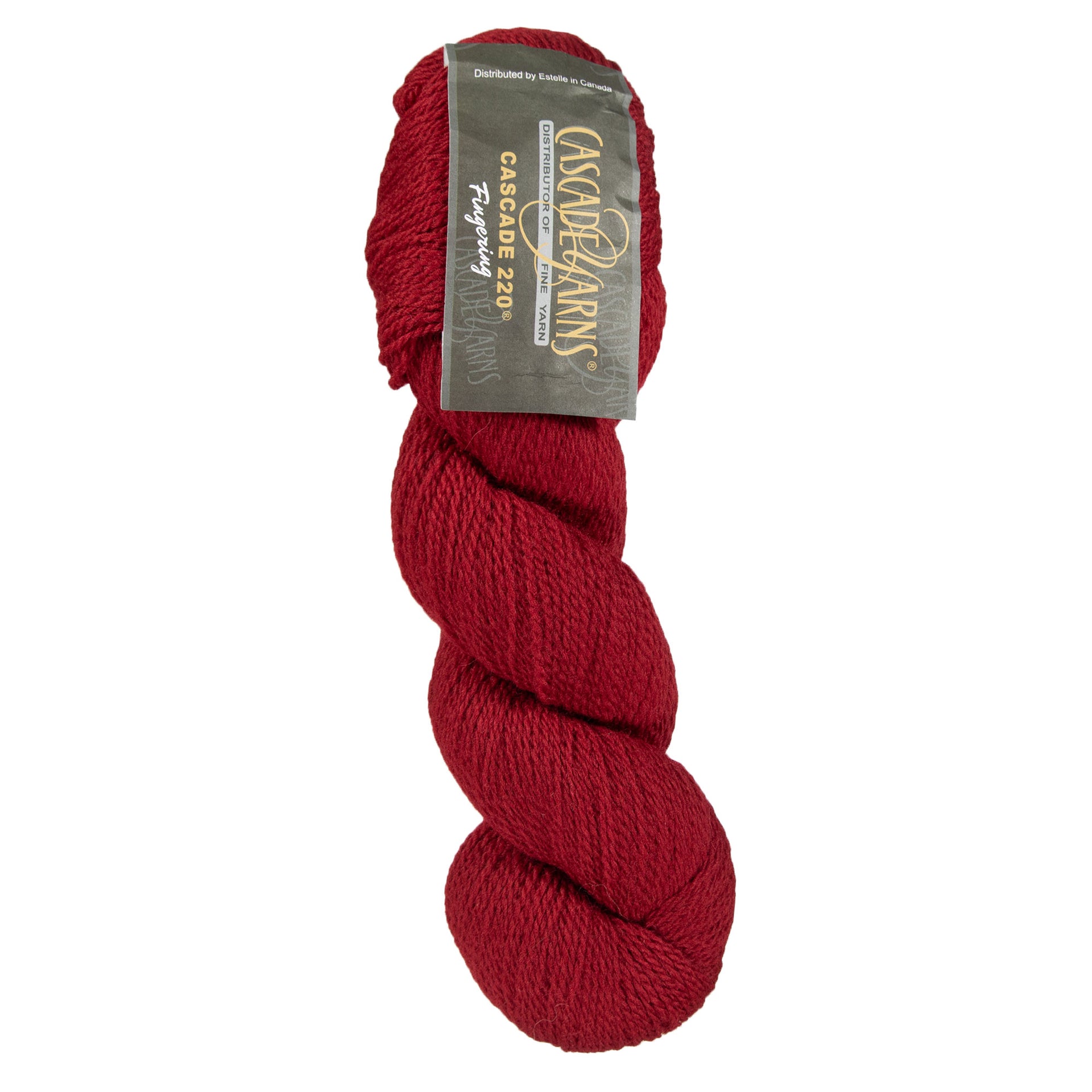 Cascade 220 Fingering Yarn - 9404 Ruby - Zoom Image

