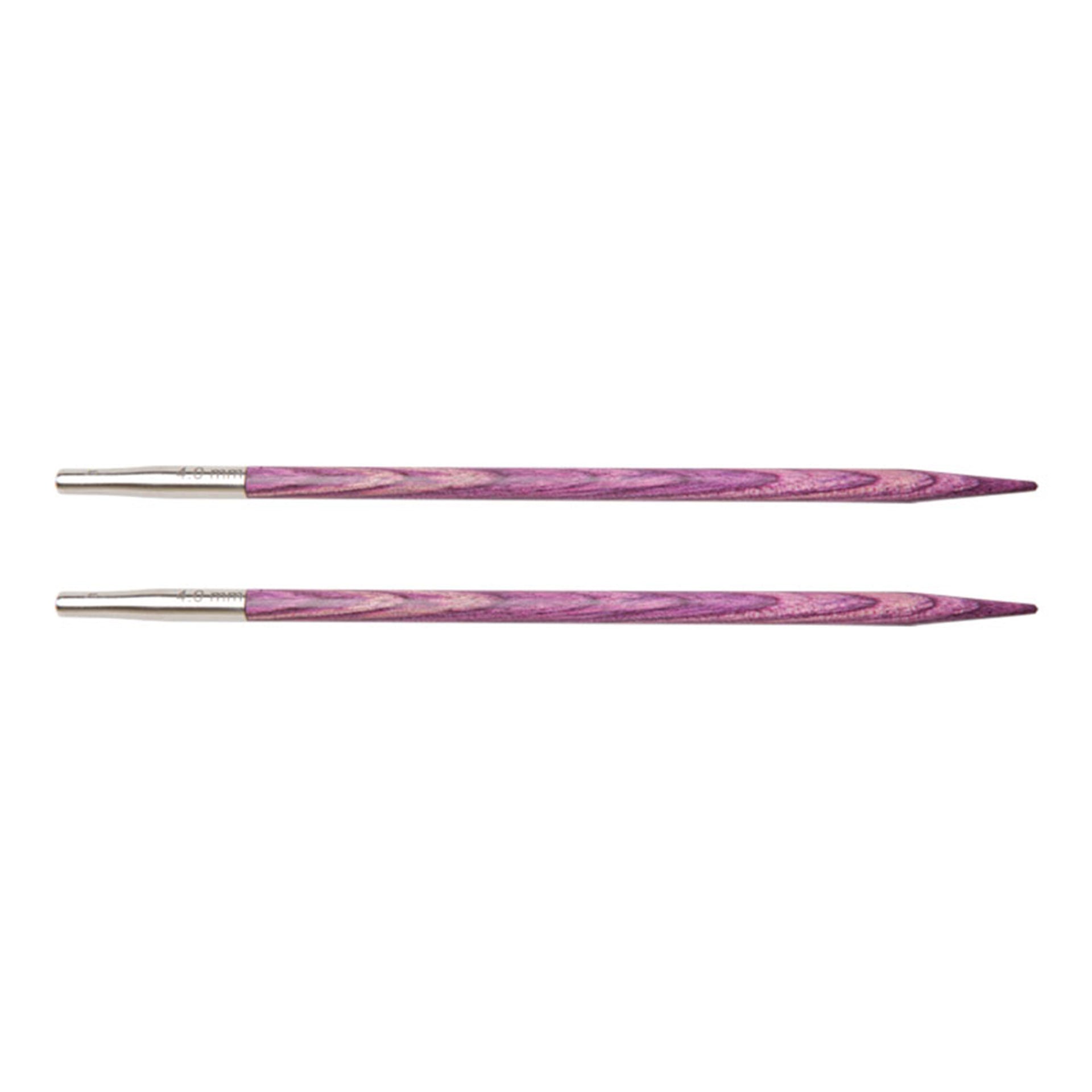 KnitPro Dreamz Interchangeable Needle Tips - US 6 (4.0mm) Fuchsia Fan - Zoom Image
