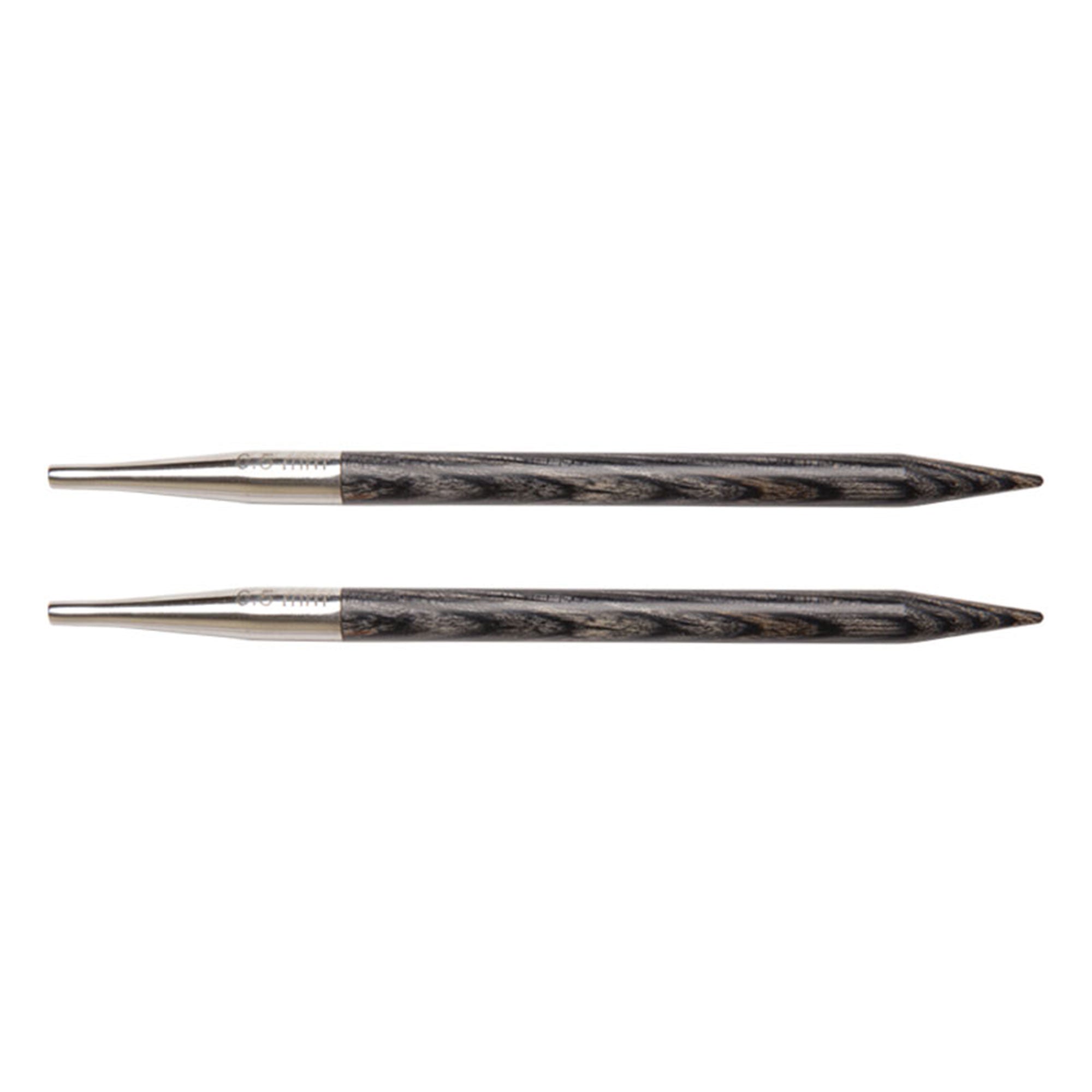 KnitPro Dreamz Interchangeable Needle Tips - US 7 (4.5mm) Grey Onyx - Zoom Image