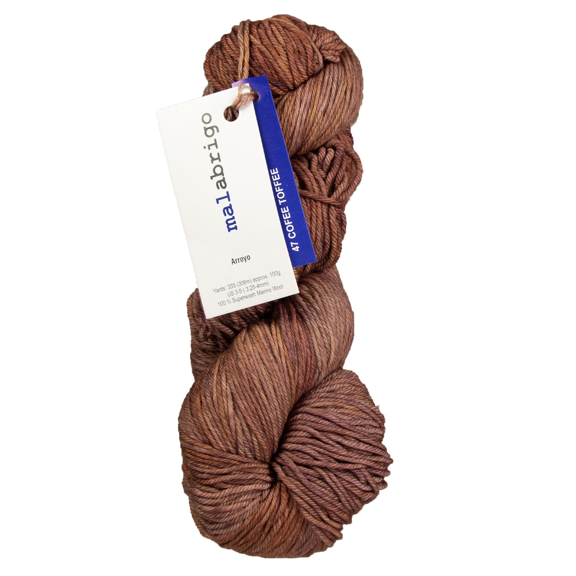 Malabrigo Arroyo Yarn - 047 Coffee Toffee - Zoom Image
