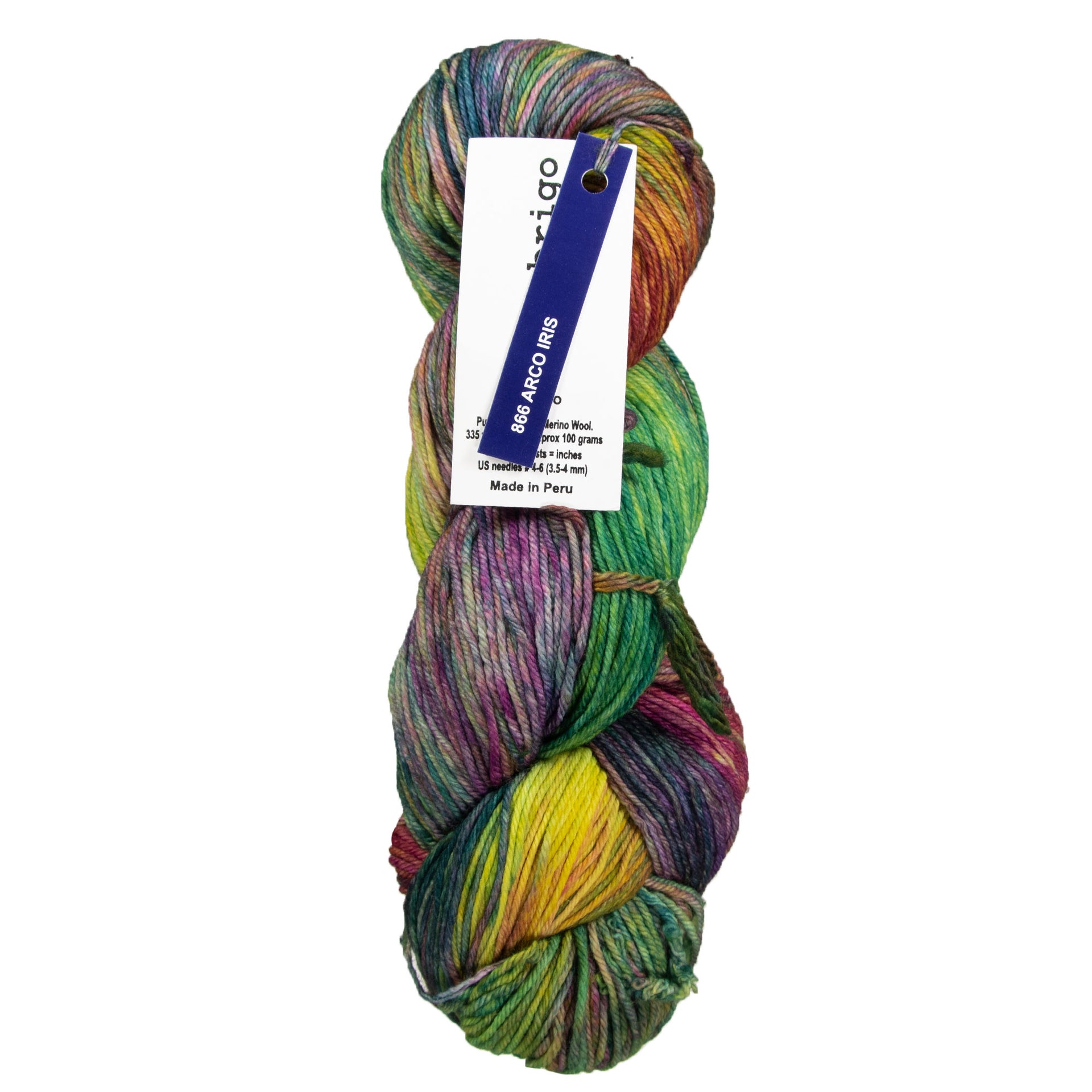 Malabrigo Arroyo Yarn - 866 Arco Iris - Zoom Image
