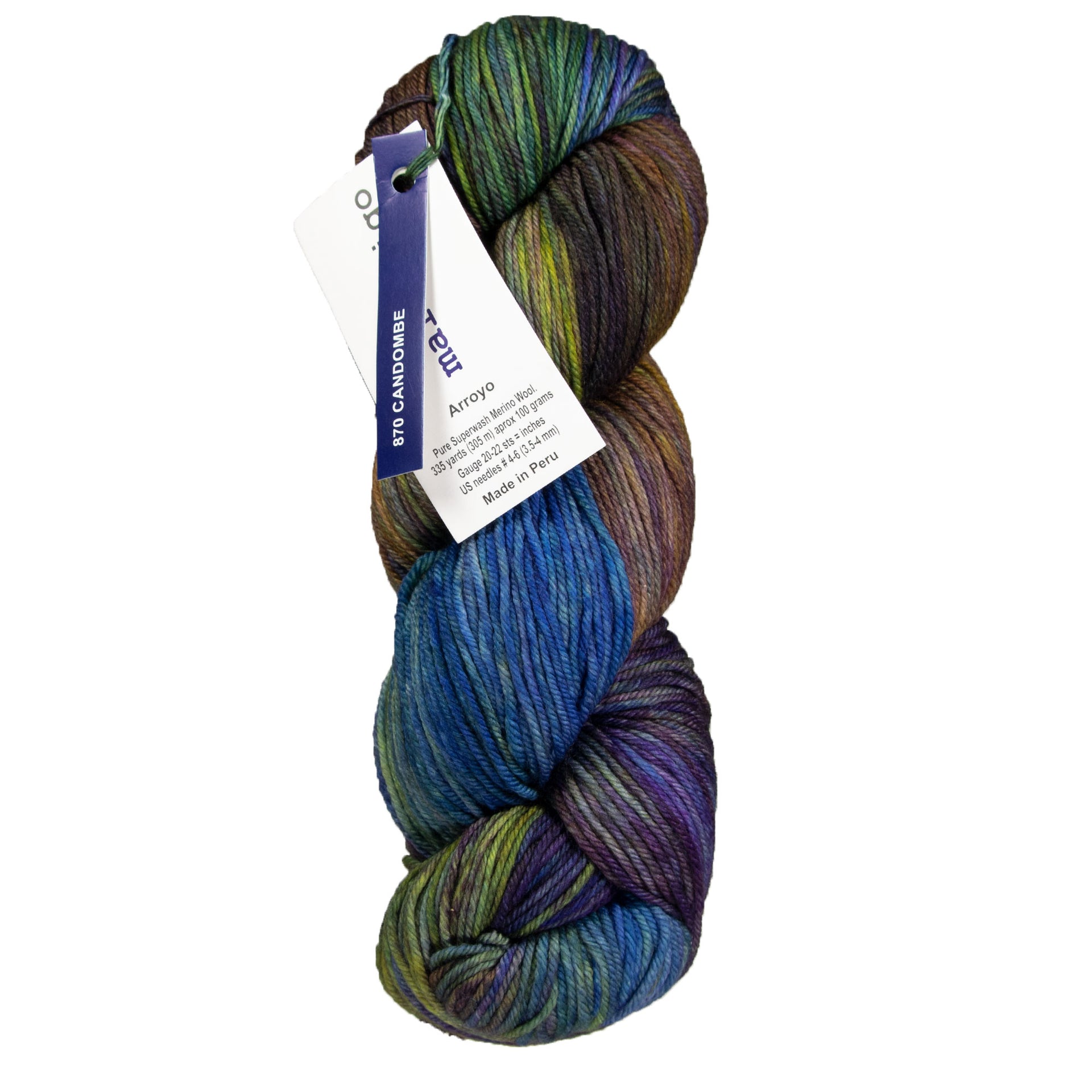 Malabrigo Arroyo Yarn - 870 Candombe - Zoom Image
