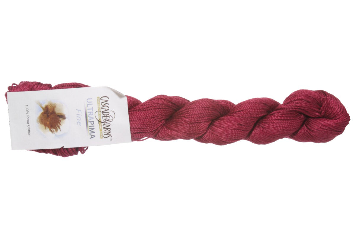 Cascade Yarns Ultra Pima Fine Yarn - 3701 Cranberry - Extra Image